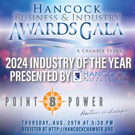 Hancock County's 2024 Salute to Business and Industry Awards .